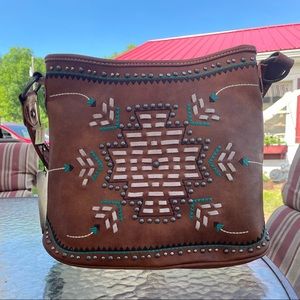 Womens Western Leather Concealed Carry Purse
